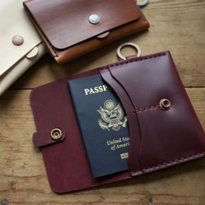 Portefeuille Compact en Cuir Premium